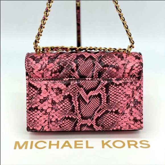 Michael Kors Rose Small Flap Crossbody Clutch - Picture 2 of 8